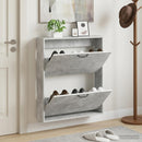 Vægmonteret Skoskab HAARLEM 71 x 17 x 86 cm Konstrueret træ