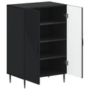 Sko skab HAARLEM 59,5 x 39,5 x 89,5 cm Konstrueret træ Sort