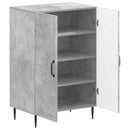 Sko skab HAARLEM 59,5 x 39,5 x 89,5 cm Konstrueret træ Betongrå