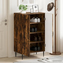 Sko skab HAARLEM 59,5 x 39,5 x 89,5 cm Konstrueret træ Røget eg