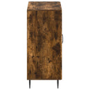 Sko skab HAARLEM 59,5 x 39,5 x 89,5 cm Konstrueret træ Røget eg