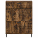 Sko skab HAARLEM 78 x 24 x 103 cm Konstrueret træ Røget eg