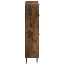 Sko skab HAARLEM 78 x 24 x 103 cm Konstrueret træ Røget eg