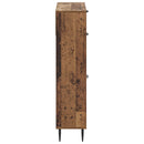 Sko skab HAARLEM 78 x 24 x 103 cm Konstrueret træ Gammelt træ