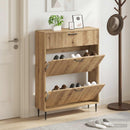 Sko skab HAARLEM 78 x 24 x 103 cm Konstrueret træ Artisan-eg