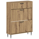 Sko skab HAARLEM 78 x 24 x 103 cm Konstrueret træ Artisan-eg