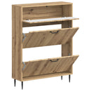 Sko skab HAARLEM 78 x 24 x 103 cm Konstrueret træ Artisan-eg
