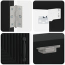 Dartboard Skab HAARLEM Sort 52,5 x 10,5 x 53,5 cm