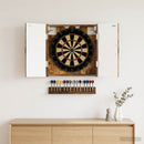 Dartboard Skab HOORN Røget eg 52,5 x 10,5 x 53,5 cm