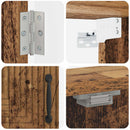 Dartboard Skab HAARLEM Gammelt træ 52,5 x 10,5 x 53,5 cm