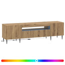 LED TV-skab Artisan-eg Konstrueret træ