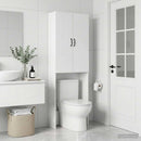 Toilet Skab HAARLEM Hvid 66 x 25,5 x 190 cm Konstrueret træ