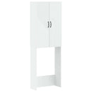 Toilet Skab HAARLEM Hvid 66 x 25,5 x 190 cm Konstrueret træ