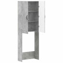Toilet Skab HAARLEM Betongrå 66 x 25,5 x 190 cm Konstrueret træ