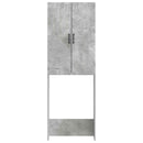 Toilet Skab HAARLEM Betongrå 66 x 25,5 x 190 cm Konstrueret træ