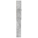 Toilet Skab HAARLEM Betongrå 66 x 25,5 x 190 cm Konstrueret træ