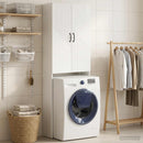 Toilet Skab HAARLEM Hvid højglans 66 x 25,5 x 190 cm