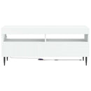 LED TV-skab Hvid Konstrueret træ