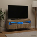 LED TV-skab Sonoma-eg Konstrueret træ