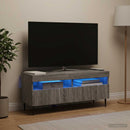 LED TV-skab Grå Sonoma Konstrueret træ