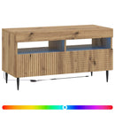 LED TV-skab Artisan-eg Konstrueret træ