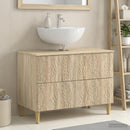 Badeværelsesskabsunder DELFT Sonoma-eg 82 x 41 x 59 cm