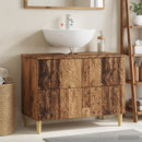 Badeværelsesskabsunder DELFT Gammelt træ 82 x 41 x 59 cm