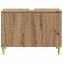 Badeværelsesskabsunder DELFT Artisan-eg 82 x 41 x 59 cm