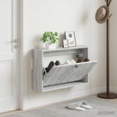 Vægmonteret Skoskab DELFT 71 x 17 x 43 cm Konstrueret træ