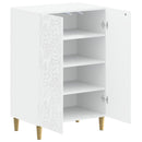 Sko skab DELFT 59,5 x 39,5 x 90 cm Konstrueret træ Hvid