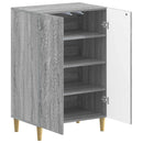 Sko skab DELFT 59,5 x 39,5 x 90 cm Konstrueret træ Grå Sonoma