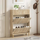 Sko skab DELFT 78 x 24 x 103 cm Konstrueret træ Sonoma-eg