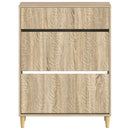 Sko skab DELFT 78 x 24 x 103 cm Konstrueret træ Sonoma-eg