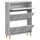 Sko skab DELFT 78 x 24 x 103 cm Konstrueret træ Grå Sonoma