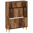 Sko skab DELFT 78 x 24 x 103 cm Konstrueret træ Gammelt træ