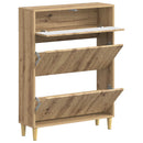 Sko skab DELFT 78 x 24 x 103 cm Konstrueret træ Artisan-eg