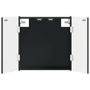 Dartboard Skab DELFT Sort 52,5 x 10,5 x 53,5 cm Konstrueret træ
