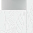 LED TV-skab Hvid Konstrueret træ