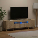 LED TV-skab Sonoma-eg Konstrueret træ