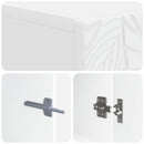Toilet Skab DELFT Hvid 66 x 25,5 x 190 cm Konstrueret træ