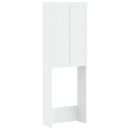 Toilet Skab DELFT Hvid 66 x 25,5 x 190 cm Konstrueret træ
