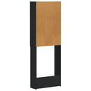 Toilet Skab DELFT Sort 66 x 25,5 x 190 cm Konstrueret træ