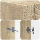 Toilet Skab DELFT Sonoma-eg 66 x 25,5 x 190 cm Konstrueret træ
