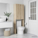 Toilet Skab DELFT Sonoma-eg 66 x 25,5 x 190 cm Konstrueret træ