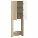 Toilet Skab DELFT Sonoma-eg 66 x 25,5 x 190 cm Konstrueret træ