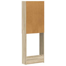 Toilet Skab DELFT Sonoma-eg 66 x 25,5 x 190 cm Konstrueret træ