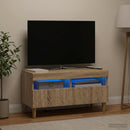 LED TV-skab Sonoma-eg Konstrueret træ