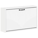 Vægmonteret Skoskab HOORN 71 x 17 x 43 cm Konstrueret træ Hvid