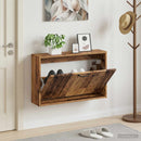 Vægmonteret Skoskab HOORN 71 x 17 x 43 cm Konstrueret træ