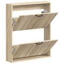 Vægmonteret Skoskab HOORN 71 x 17 x 86 cm Konstrueret træ